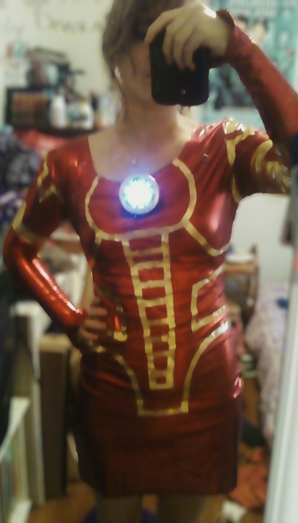 cosplay iron man dress